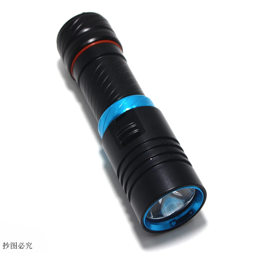 5000LM XM-L2 LED Scuba Diving Flashlight Ajustable Light Torch Underwater 100m Waterproof Diving Lamb Light+26650 Battery Charge camping flashlights