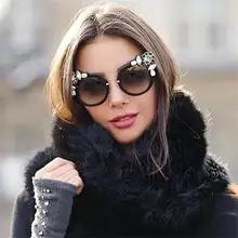 Женские Модные солнцезащитные очки, роскошные солнцезащитные очки, сексуальные розовые солнцезащитные очки с кошачьим глазом для женщин, Винтажные Солнцезащитные очки, уникальные