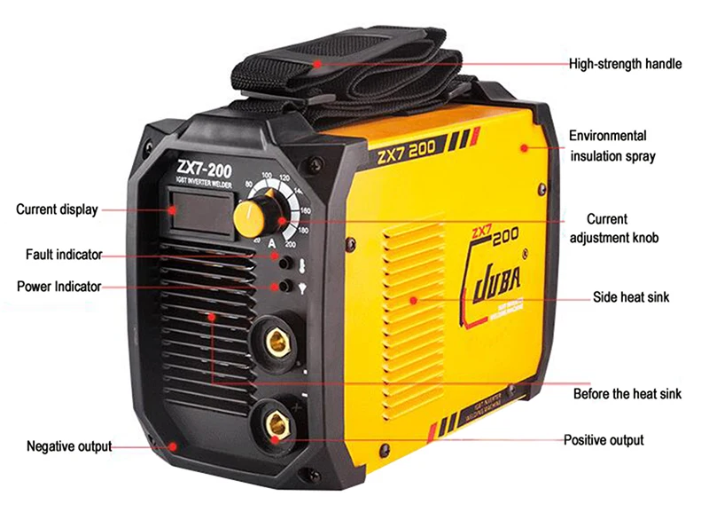 Mig сварочный аппарат инвертор сварные электроды Сварка IGBT DC инверторная Сварка ing оборудование MMA сварщики ZX7-200(ARC200) сварщик