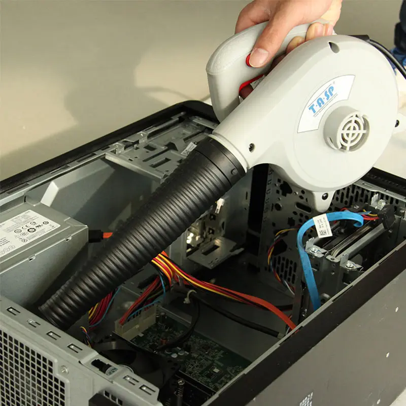 TASP 220V 600W Electric Air Blower Hand Turbo Fan Computer Dust Cleaner Collector -MABV600 