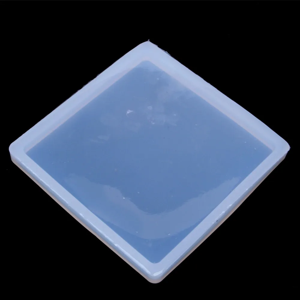 JAVRICK DIY прозрачный силиконовый Квадратный плесень Полимерная глина-смола литье ремесла форма для изготовления ювелирных изделий ремесло Размер S/M