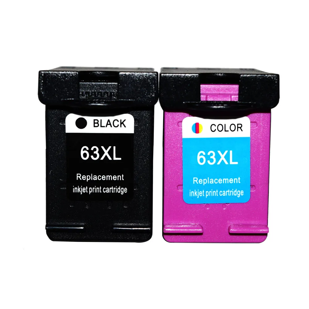 

2pk Compatible for HP 63 63XL Ink Cartridge for HP 1110 2130 3630 3632 3830 4520 Printer