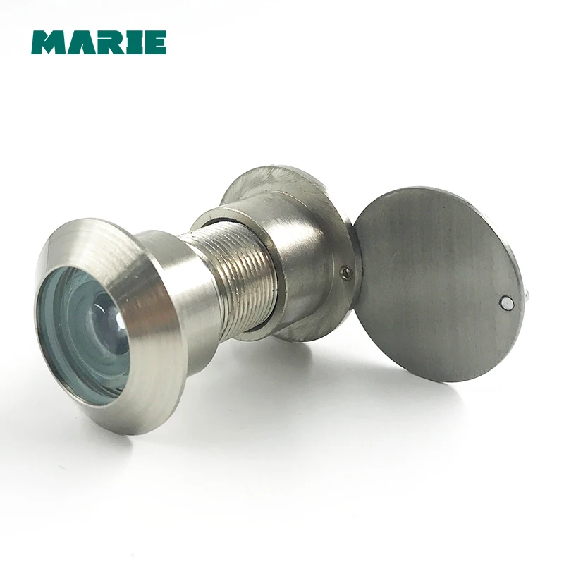 Adjustable Home Security 200 Degree Wide Angle Door Viewer Brass Sight Peephole For Home Tools