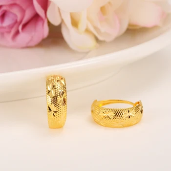 

2 pairs Gold EarringsAfrica Earrings For Women Gold Color Dubai Round Jewelry African Ethiopian Arab Middle East gift