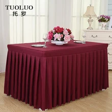 180 см X 74 см X 74 см и 120 см X 61 см x 74 см бордовые скатерти покрытие стола для свадебного украшения