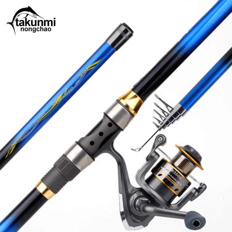 

Exclusive Quality Carbon Fiber Telescopic Fishing Rod 2.1/2.4/2.7/3.0/3.6m High Performance Sea Fishing Pole Tackle Yuelong