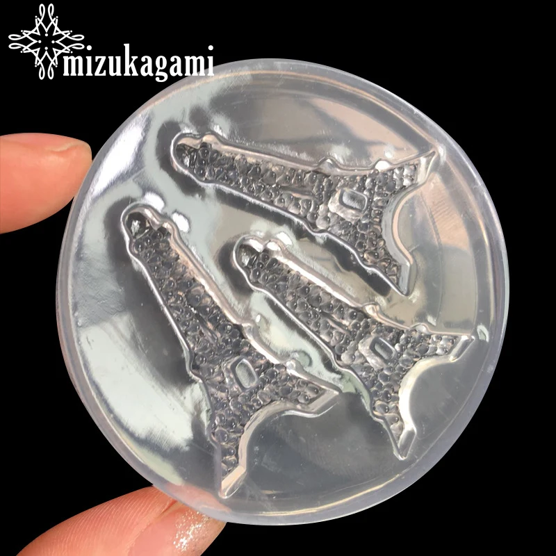 

1pcs UV Resin Jewelry Liquid Silicone Mold Silica Mould Eiffel Tower Charms For DIY Intersperse Decorate Making Jewelry Pendant