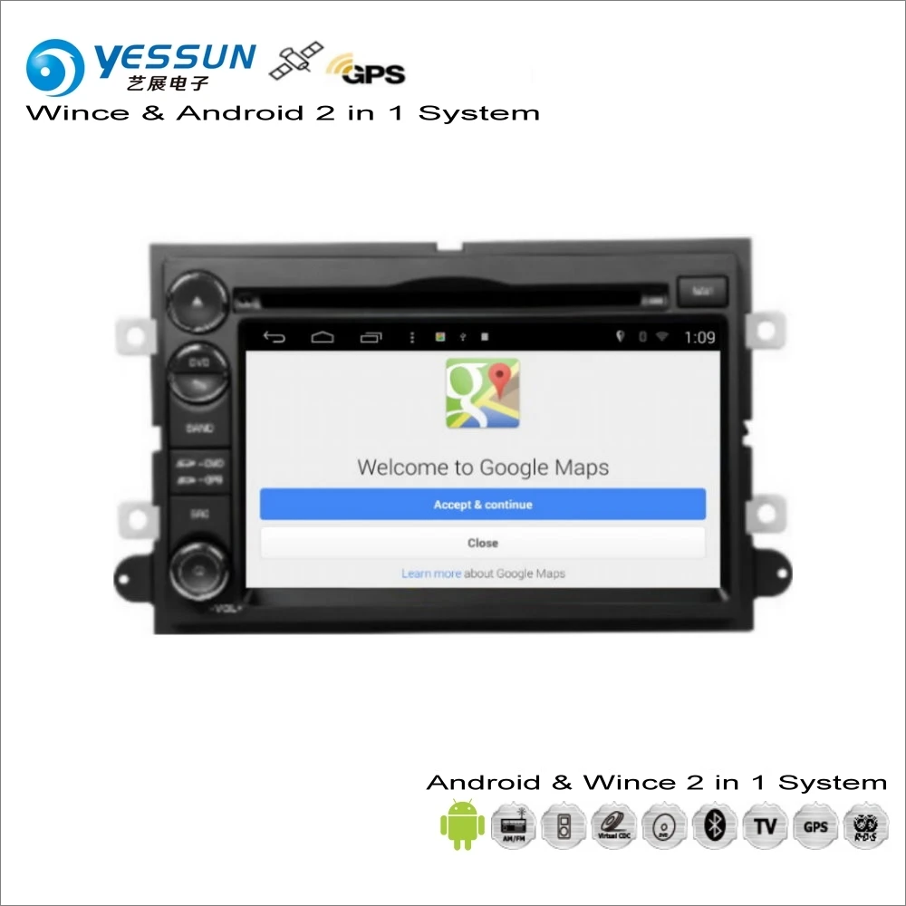 Flash Deal YESSUN For Ford F-150 / F-250 / F-350 / F-450 / F-550 Car Android Multimedia Radio CD DVD Player GPS Navi Navigation Audio Video 1