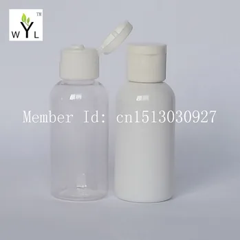 

40ML empty plastic travel container bottle with flip top cap,sample bottle cosmetic packaging refillable perfume atomizer WYL