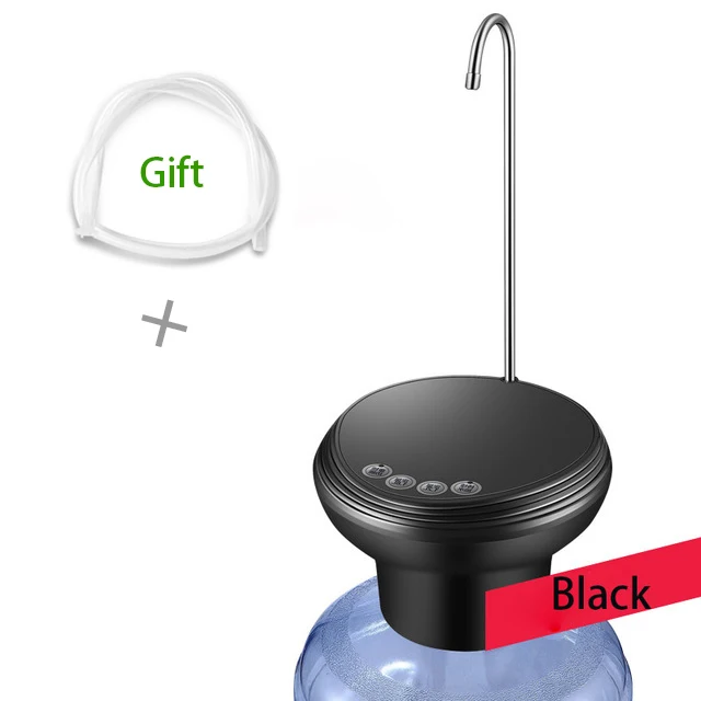 Kbxstart Электрический диспенсер для холодной воды портативный мини Настольный диспенсер De Agua Articulos De Cocin насос для воды для бутылки - Цвет: T1 Black