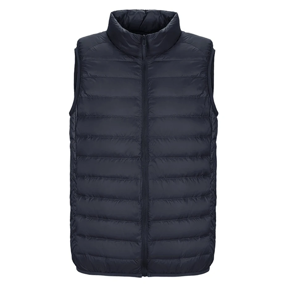 

ZOGAA 2019 New Men's Sleeveless Parka Vest Winter Cotton Warm Jacket Coat Men's Casual Solid Zipper Parka Outwear Male Waistcoat