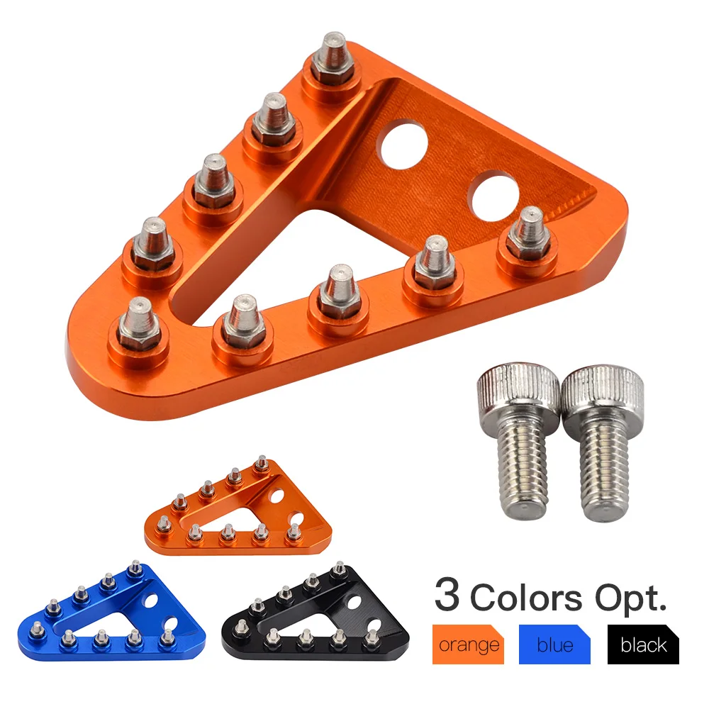 

Wider Foot Brake Pedal Lever Step Tip Extention Plate For KTM 125 150 250 300 350 450 500 SX SXF XCF XCW SXF EXCF Etc Dirt Bikes