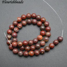 Красный яшма Поппи Камень круглые бусины 4 мм 6 мм 8 мм 10 мм ювелирных изделий