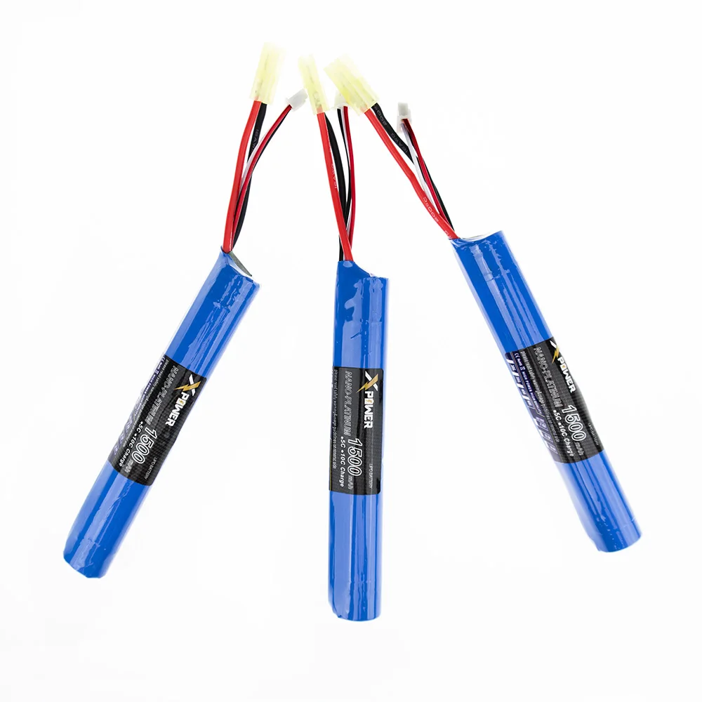 3 шт. 2 S 18650 Мощность RC Lipo Батарея 7 4 В 1500 мАч 15C Акку мини Airsoft игрушки пушки