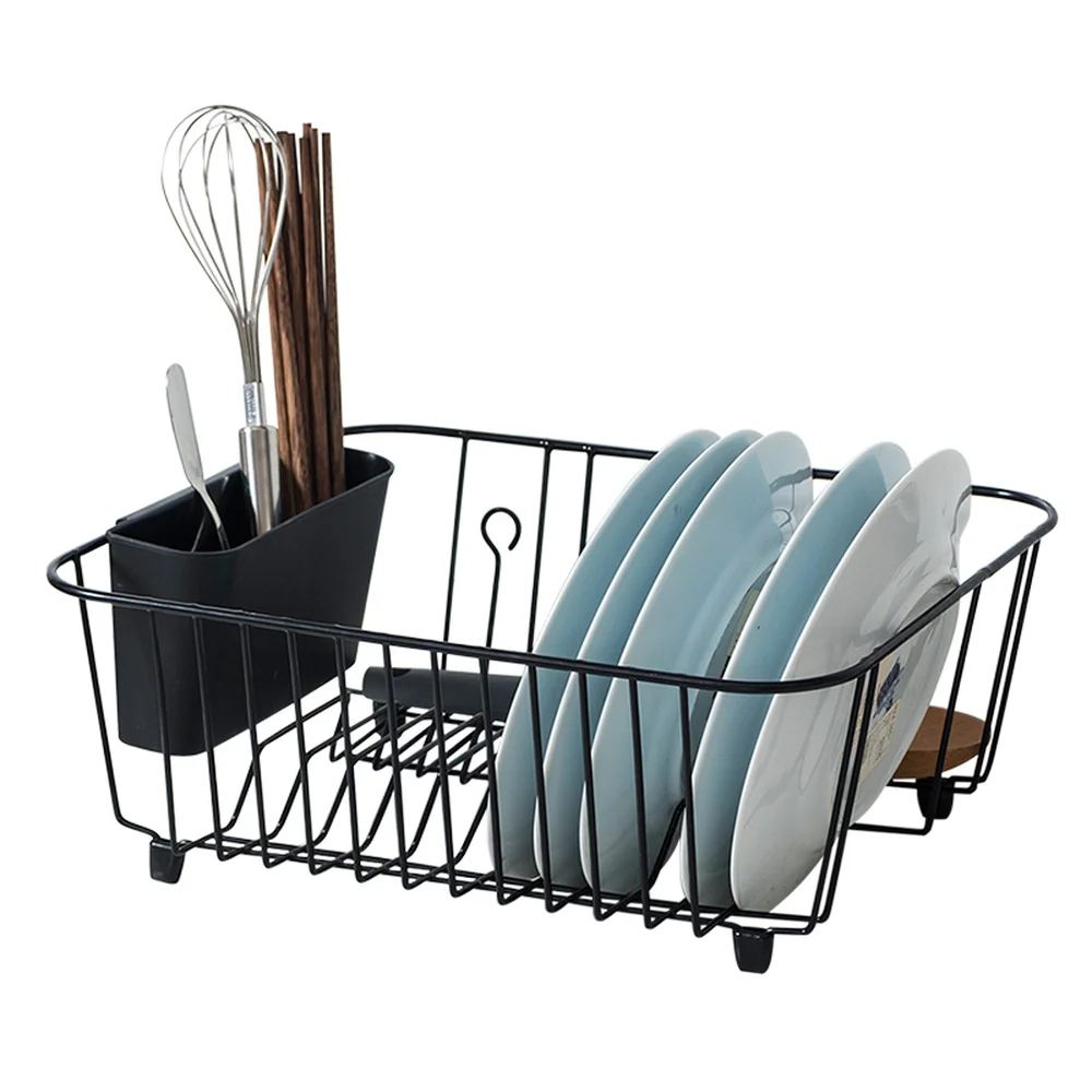 Tableware drain basket sink dish drain rack kitchen bowl plate storage rack pool drying bowl