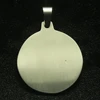 Newest Men Cool 316L Stainless Steel Star SAINT MICHAEL PROTECT US Round Medal Pendant 5
