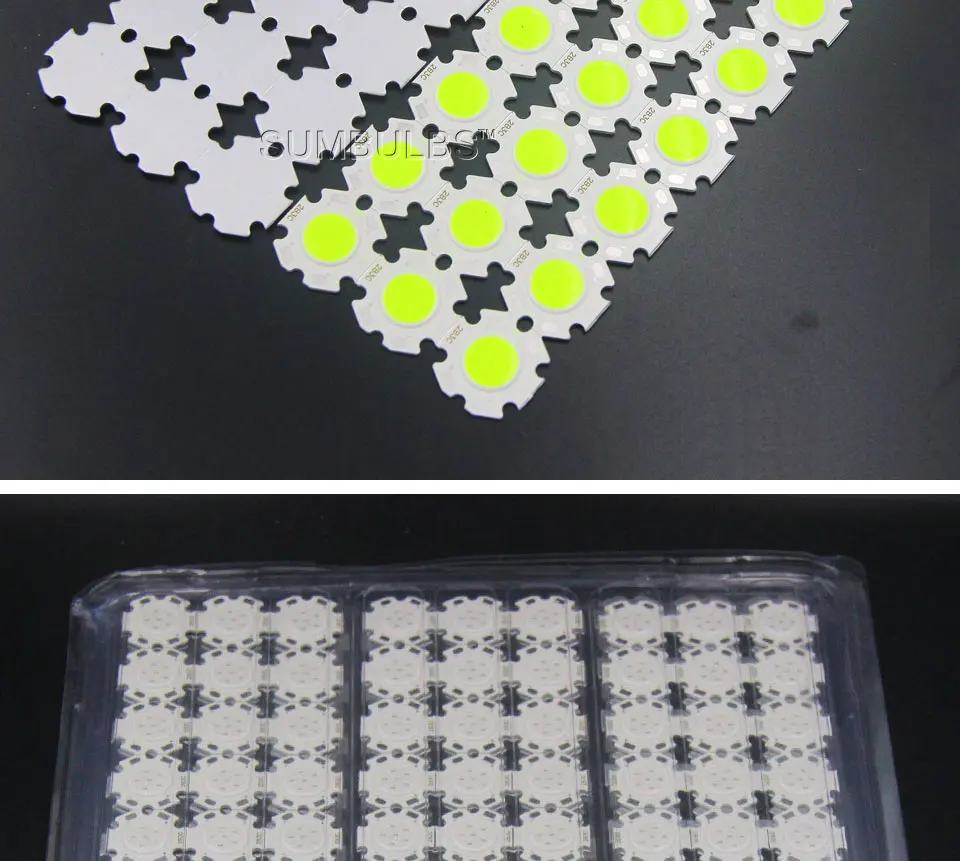 3w 5w 7w LED chip on board cob light source spotlight downlight bulb (7)