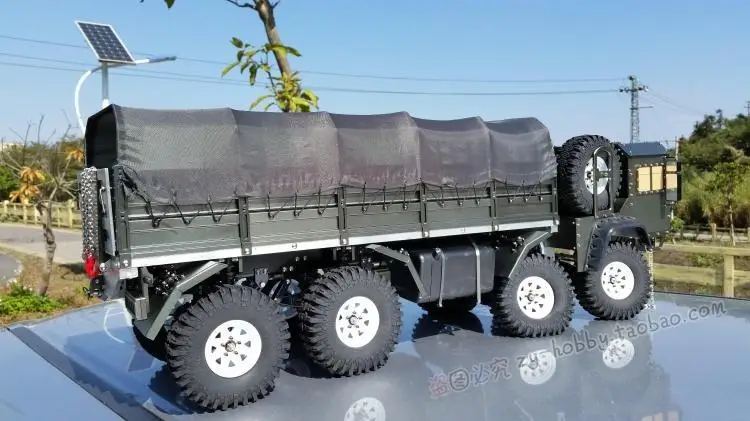 1/10 RC Все 98% из металла CNC 8X8 8WD военный внедорожник гусеничный грузовик рамка +