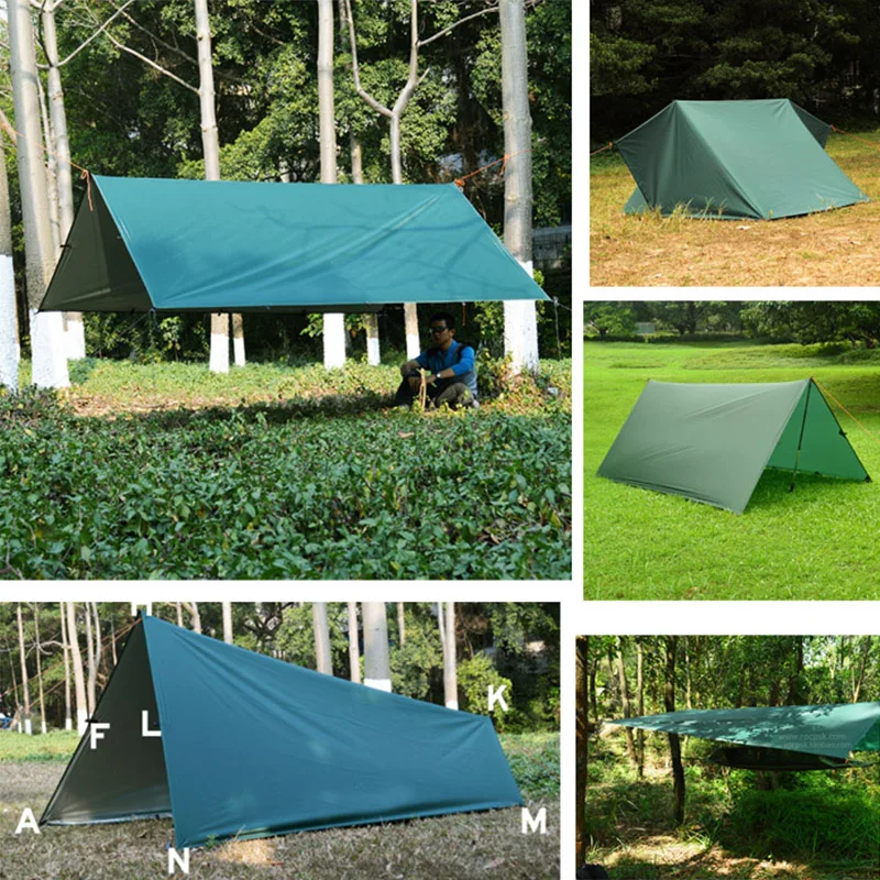 3F UL والعتاد خفيفة قماش القنب في الهواء الطلق التخييم بقاء الشمس المأوى الظل أرجوحة Rainfly فراش للتنزه للماء خيمة للشاطئ