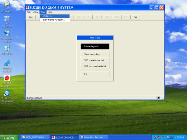 SDS software display 2