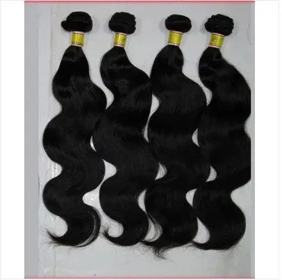 Body Wave 4pcs*12&quot-28&quot Virgin 100% Brazilian Human Hair Extension 1b (95-100g/pc) Free Shipping |