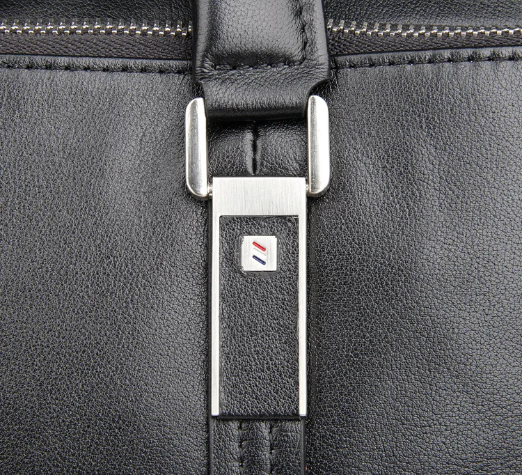 Nesitu Высокое качество Черный шоколад пояса из натуральной кожи Бизнес офисные для мужчин Портфели 14 ''сумка для ноутбука мужской сумка M7326