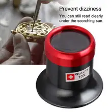 3x 4x 10x 15x часы Инструменты для ремонта увеличительное сапфировое стекло металлический объектив баррель с отверстиями часы ремонтный инструмент c