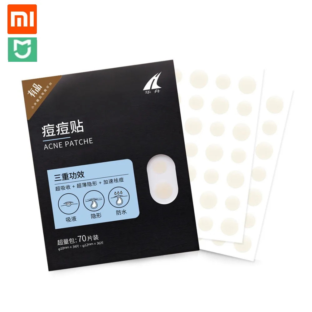 70 шт. Xiaomi наклейки для лица пятна шрам угревая сыпь прыщей водонепроницаемые