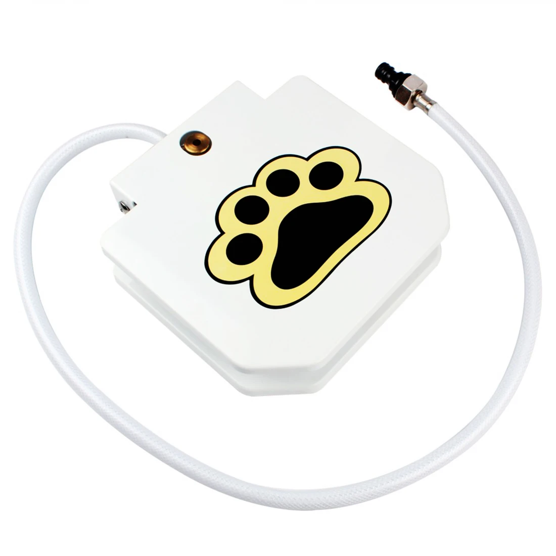 

Pets Tread Water Dispenser Activated Water Fountain Hose For Small Big Dog White Automatic Pet Supplies Feeder Press With Foot