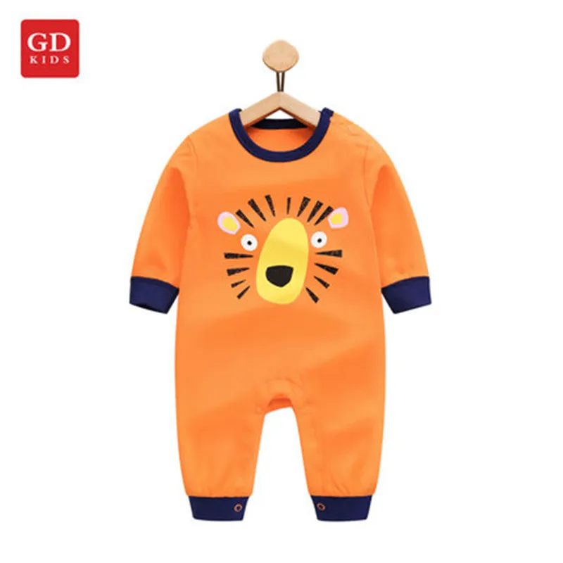Spring Autumn Winter Clothes Cotton Baby Boys Clothes Cartoon Cute Lion
