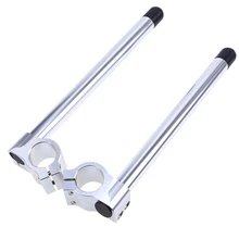 Хром 31 32 33 35 37 39 41 50 51 мм Универсальный Гоночный Регулируемый мотоцикл клип на руль вилка трубка для Honda Kawasaki Yamaha