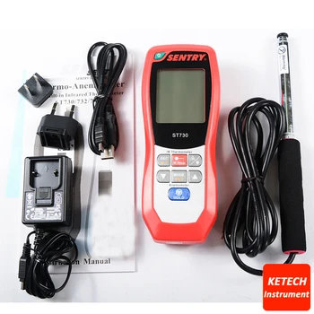 

Hot Wire Anemometer IR Thermo Anemometer For Ventilation System ST-733