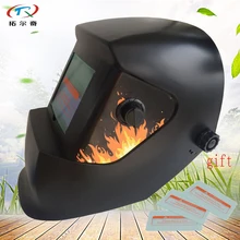 Все Черный сварочный шлем авто затемнение дешевые цены сварщика, сварочные маска шлифовальный Фабрика питания CE сертификация ISO ES01-A(2233DE
