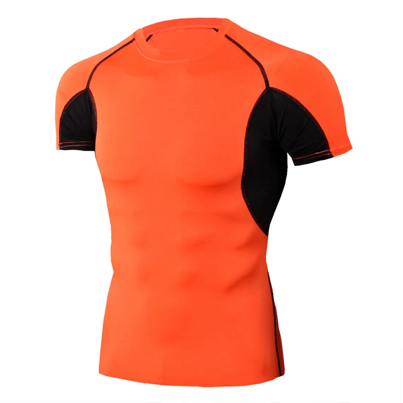 Беговая гимнастическая майка с коротким рукавом для кроссфита футболка спортивная одежда дышащая футболка для работы быстросохнущие футболки мужские топы