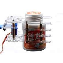 Электрический зажим для руки робота 4 DOF акриловый сервопривод 9G для Arduino 3D вращающаяся машина, автомобильная рукоятка, набор для самостоятельного изготовления робота