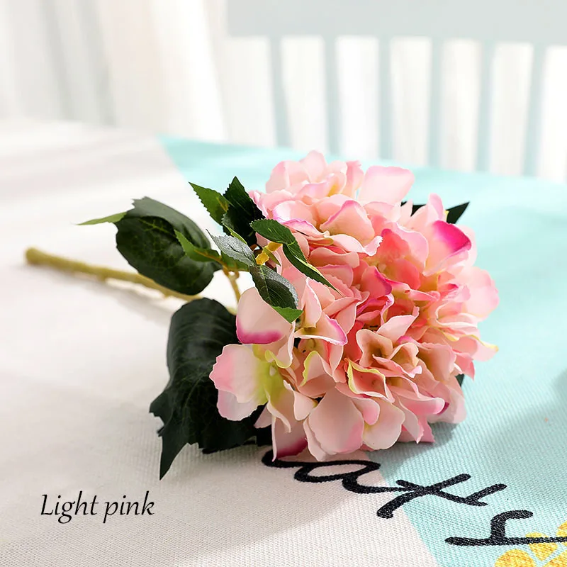 Flone Artificial Silk Flower Branch California Hydrangea Flowers Fake Flowers Wedding Party Accessories Living Room Decoration (20)