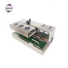 Заводская поставка Полуавтоматическая Непрерывная индукция тепла герметик для пластиковой бутылки