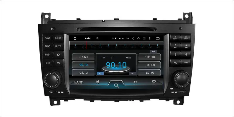 Best Liislee Android Multimedia For Mercedes Benz C Class W203 / CLK W209 2004~2007 Stereo Radio CD DVD Player GPS Navigation System 3