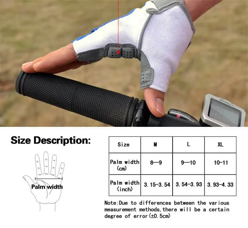Новые дышащие велосипедные перчатки для спорта на открытом воздухе, перчатки для верховой езды с полупальцами для мужчин и женщин, мягкие силиконовые велосипедные перчатки, Аксессуары для велосипеда