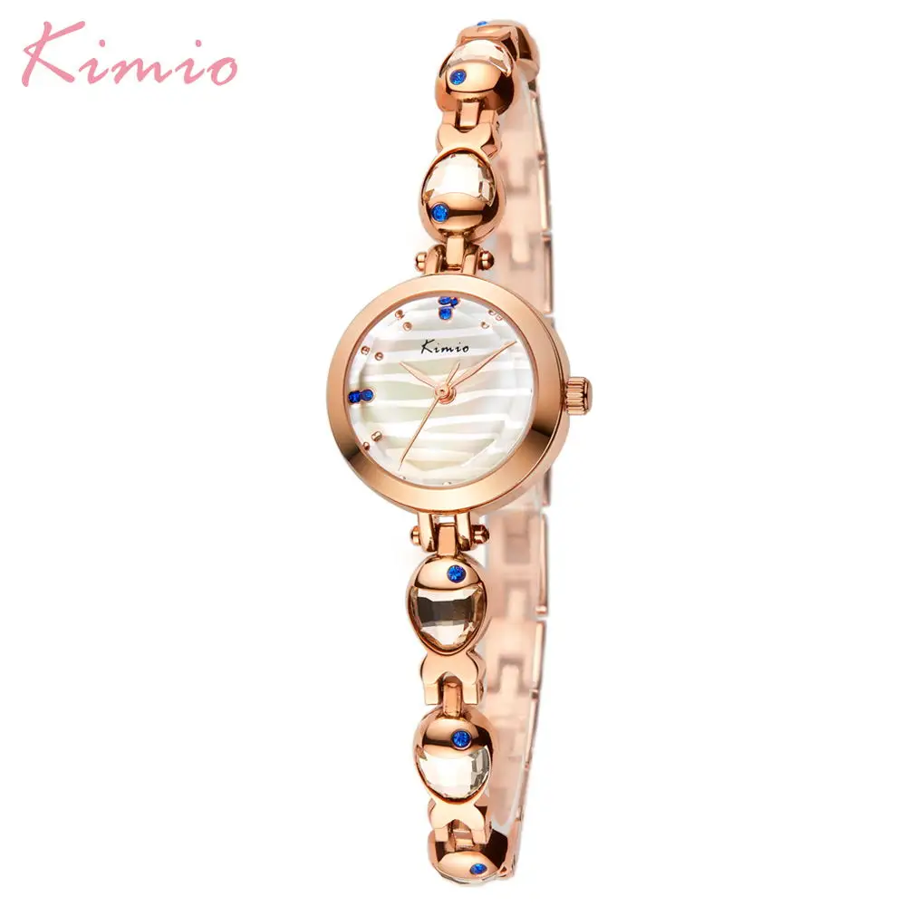 

Kimio Luxury Brand Fashion Unique Fish Design Bracelet Wristwatches Women Watches Dress Ladies Clock Gift Box For Female Hot