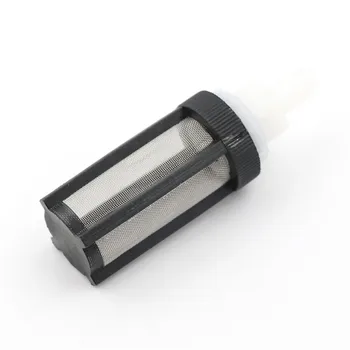 

Hot Sale 9x2.1x2.1CM Plastic Straight Head Black Filter Water Pump Strainer For 8mm Tube Garden Tool R06 Drop Shipping