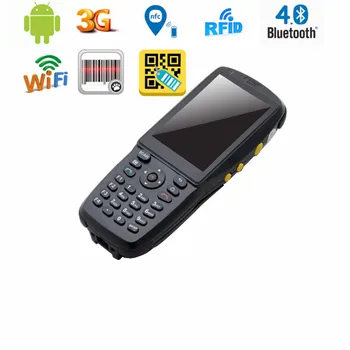 

All in One Good Quality 3.5 Inch Touch Screen Black Color Android PDA with NFC RFID Reader,WIFI,3G and 1D or 2D Scanner Optional