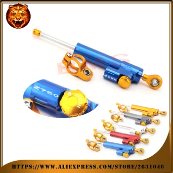 

Motorcycle Steering Damper Stabilizer Adjustable Linear Reversed Safety HIGH QUALITY For KAWASAKI Z750 2003-2009 06 08 With Logo