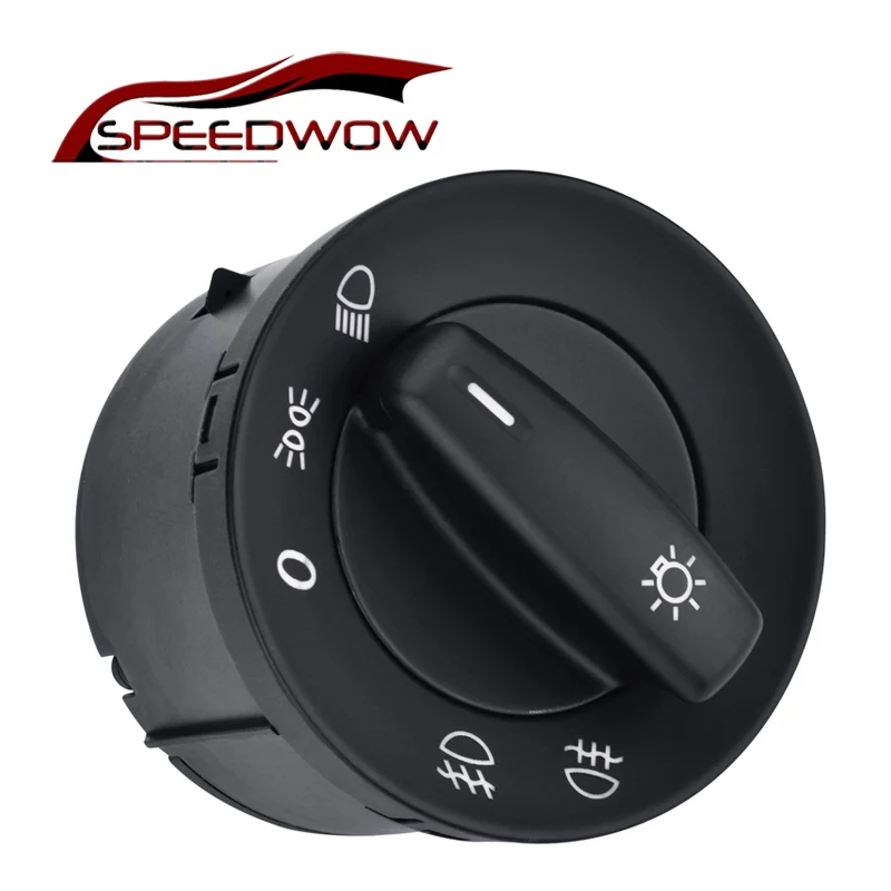 Auto Car Headlight Switch Fog font b Lamp b font Switch Knob For VW Caddy III