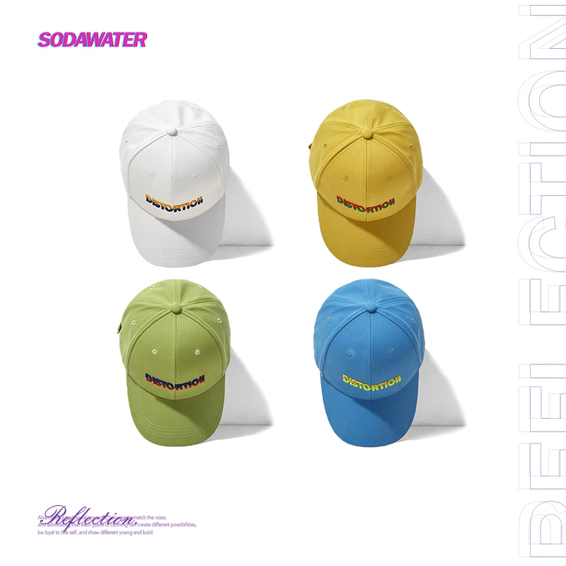 

SODAWATER GIRL Hip Hop Snapback Women Cap 2019 Harajuku Casual Trucker Cap For Women Solid Color Couple Baseball Caps 157CI2019