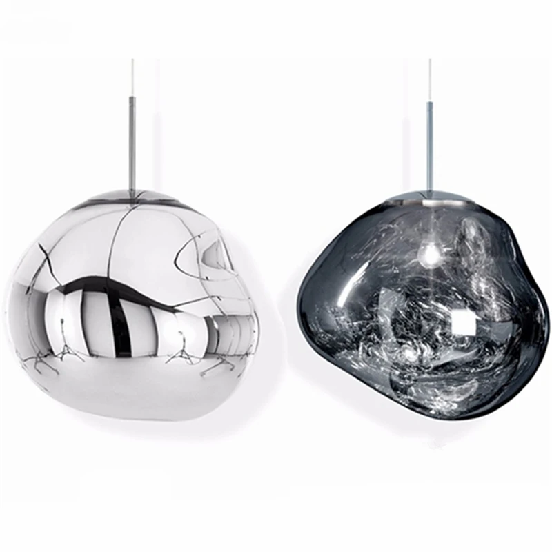 

DEFV Glass Led Pendant Lamp Lights Hanging Lamp DIXON Melt Lava Light Fixture Modern Hanging Ceiling Lamps Chandelier Lighting