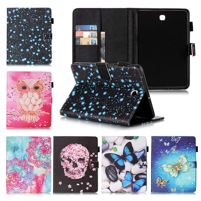 

For Samsung Galaxy Tab S2 8.0 SM T710 T715 T715N Tablet cases Flip PU Leather Stand case Cover For Samsung Tab S2 8.0+Film+Pen