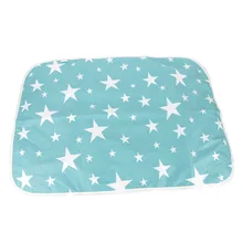 Сменные влагопоглощающие коврики, многоразовые детские подгузники, матрац с мультяшным рисунком для новорожденных, водонепроницаемый коврик для пеленания