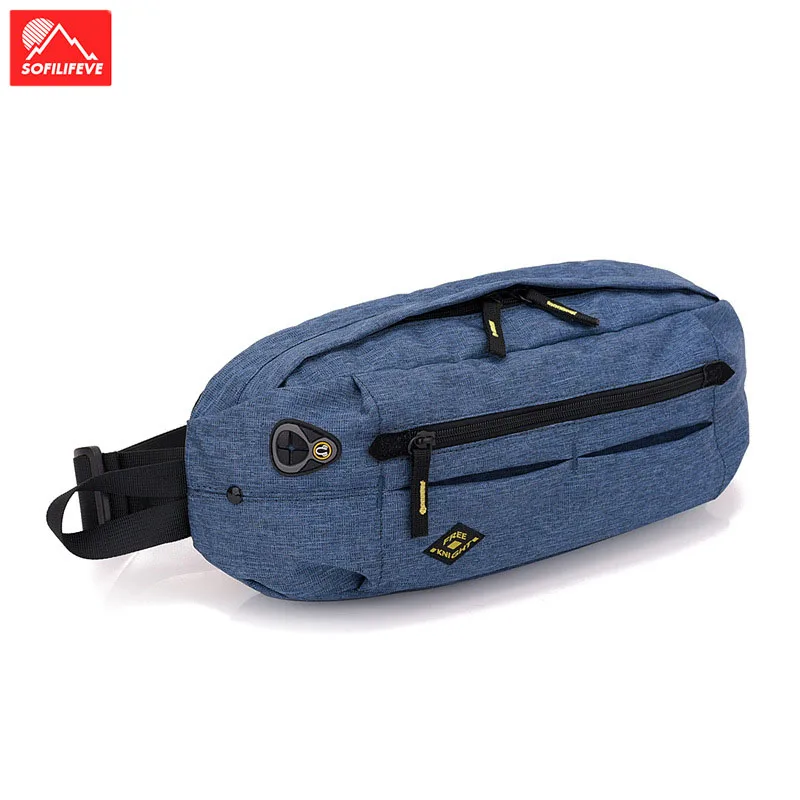 

Outdoor Sports Running Waist Bag Leisure Luggage Traveling Packs Gym Exercise Shoulder Bag Phone Headphone Business Breast Bag