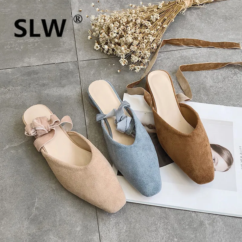 

Retro wedge Slides slipper women Wedges High spring platform closed toe Shallow loafer creeper slides woman Super heels mule